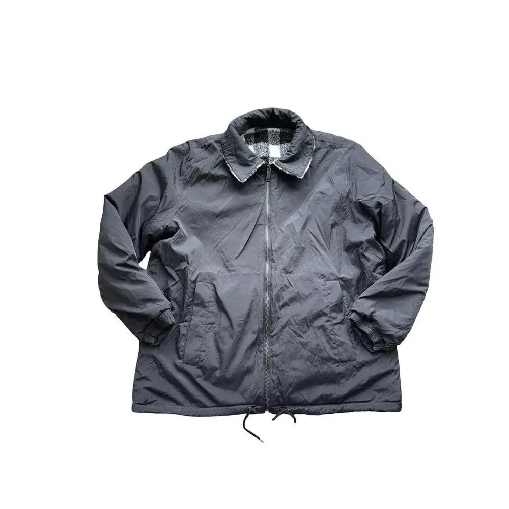 UGG Mace reversible sherpa jacket XXL New Without Tag Black White - Picture 9 of 10